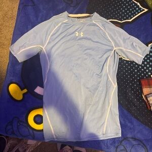 Under Armour Light Blue Athletic Shirt